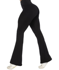 30'' Women's Cross Waist Flared Leggings