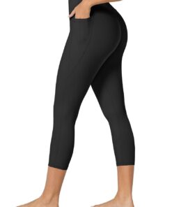 Sunzel Sunzfly Invisible Butt Scrunch Capri Leggings with Pockets for Women