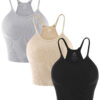 Crop Ribbed Tank Tops
