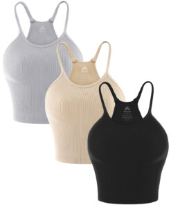 Crop Ribbed Tank Tops