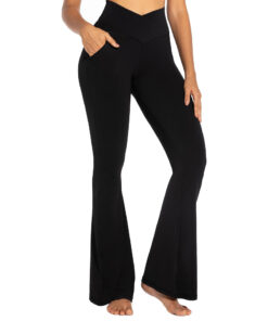 30'' Flare Leggings for Women with Pockets